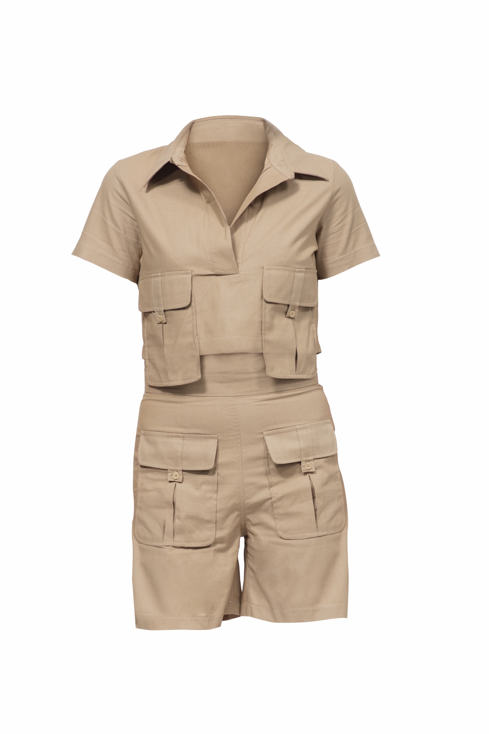 ست نیم تنه و شلوارک