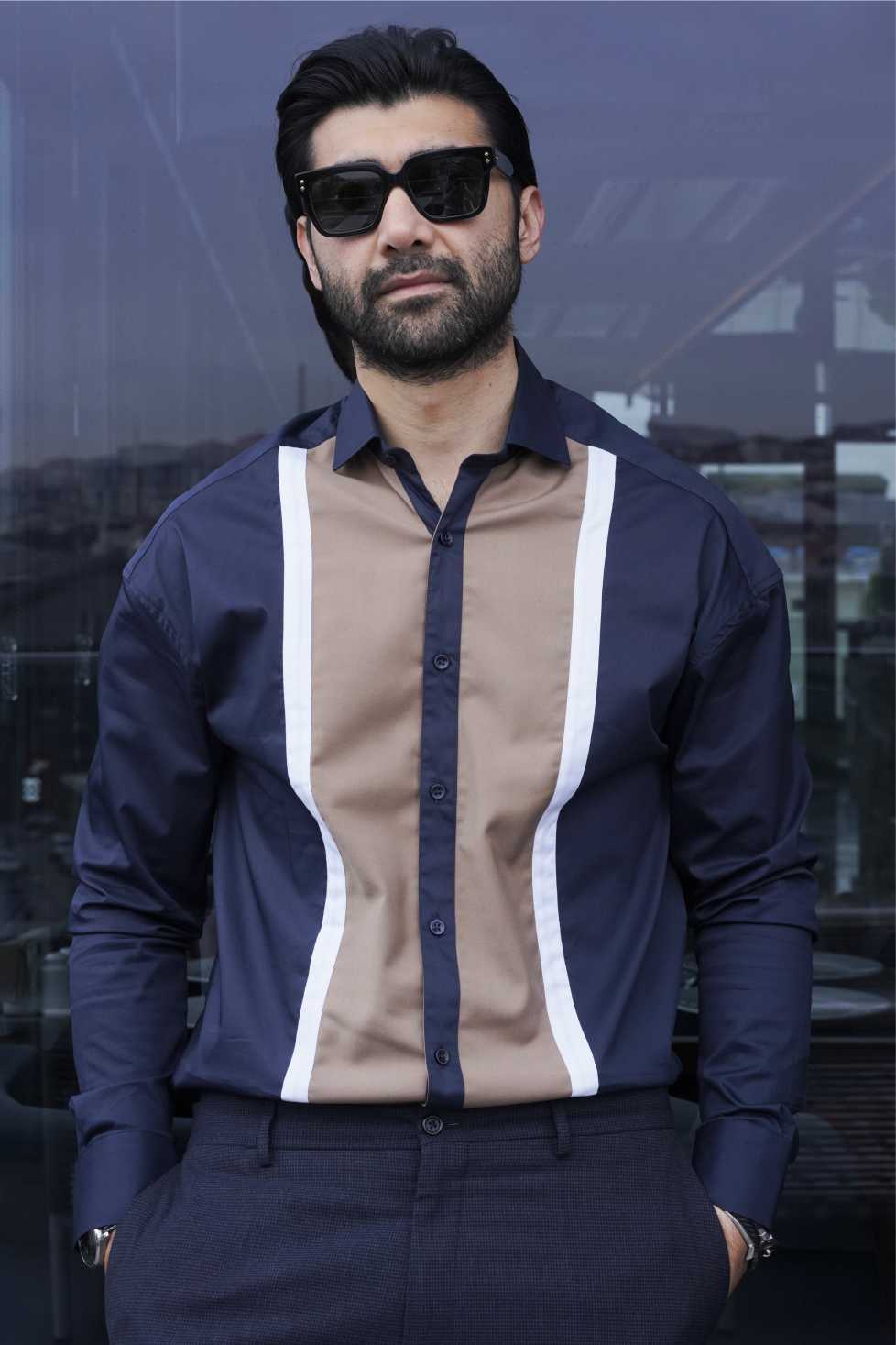 پیراهن کنتراست