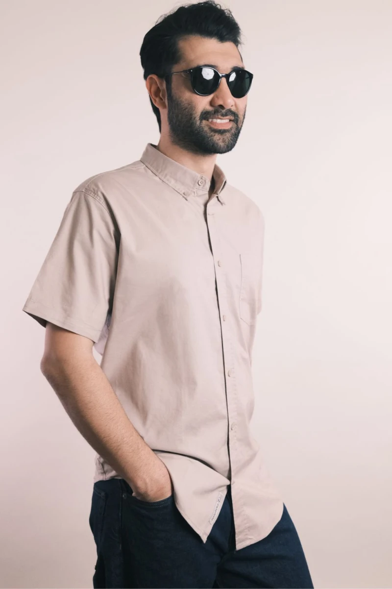 پیراهن آستین کوتاه