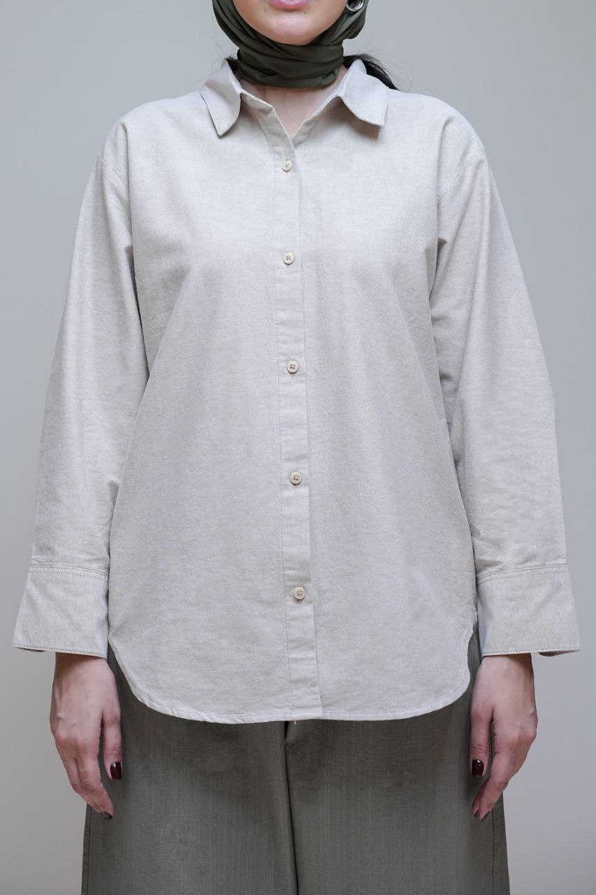 شومیز بیسیک آستین بلند پیله دار