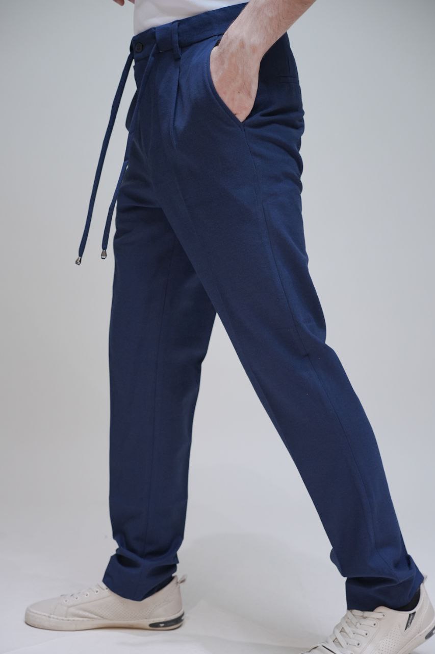 شلوار کرپ نخ بند دار