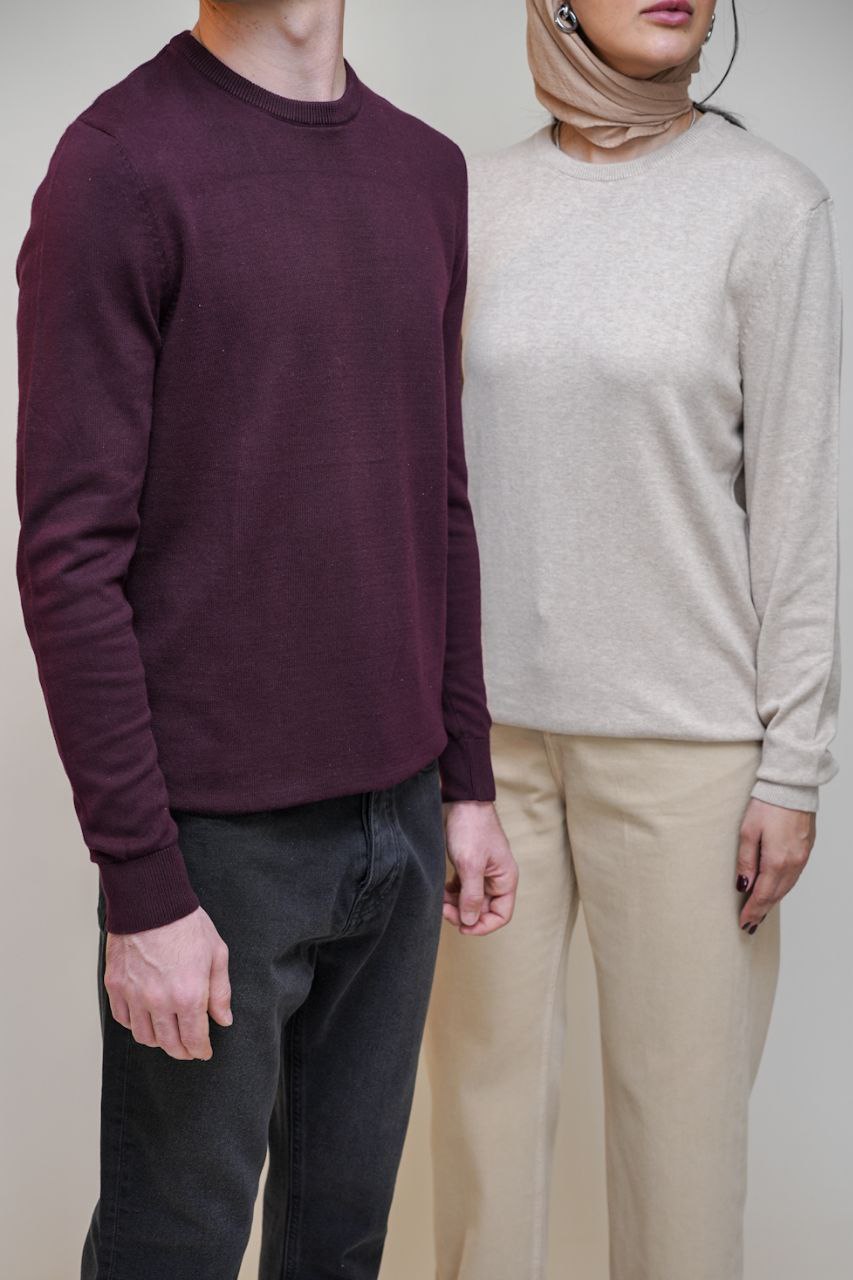 بافت یقه گرد مشترک